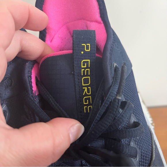 Nike Mens AO2607-401 Obsidian Pink Blast P. George Size 9.5 Basketball Shoes - Picture 5 of 9